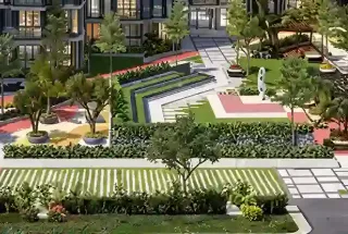 Landscaped Garden at Casagrand Evon